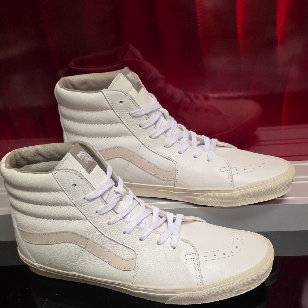 Vans SK8-Hi Premium Leather Rain Drum – Men’s 13 / Women’s 14.5 – New